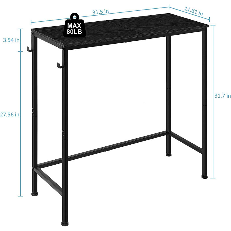 31.5'' Console Table, Black