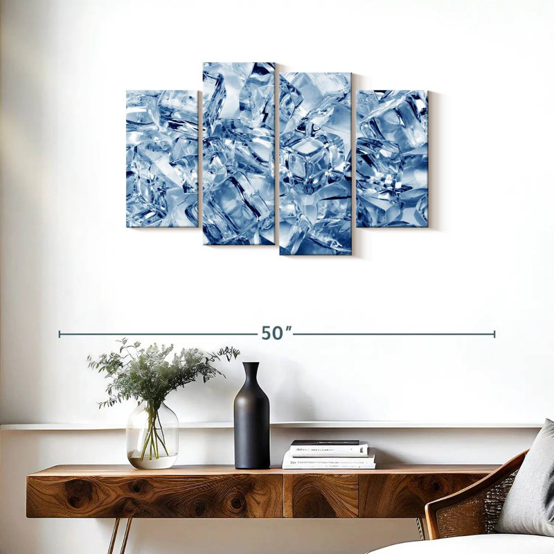 Kerner Ice Cubes Abstract, 22" H x 36" W