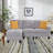 4 - Piece Couch Upholstered Sofa with Ottoman-425936246