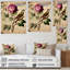Art victorien sur toile rose rétro-87369385-87369390