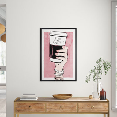 "coffee to go" , reproduction d’art sur toile