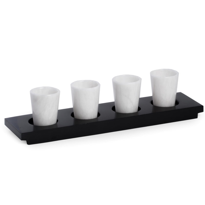 Wasserhund 2 oz. Handmade Ceramic Shot Glass Set