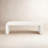 Axle Polyester Blend Upholstered Bench