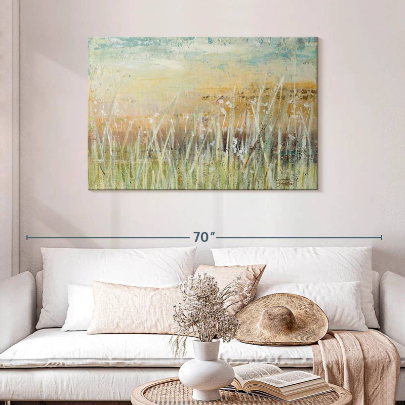 Muted Grass, 30" H x 45" W