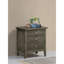 Table de chevet contemporaine grise pour une vie moderne-112831532