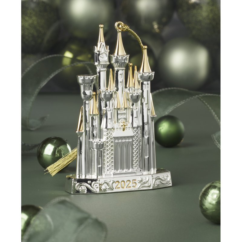 2025 Cinderella Castle Silverplate Ornament