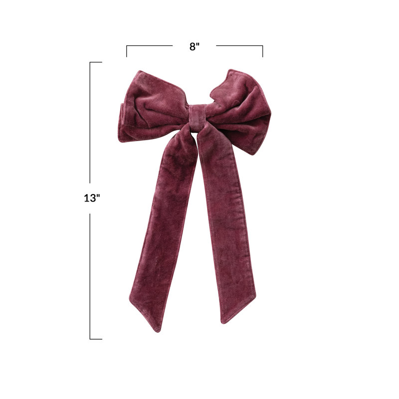 Pince en velours de coton bourgogne
