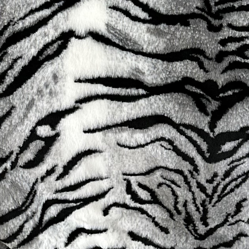 Animal Print Reversible Throw Pillow, 26" x 26", Animal Print, Black/White
