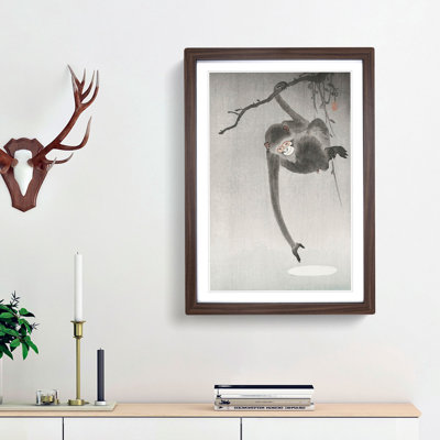 Monkey by Ohara Koson - Picture Frame Painting Print
