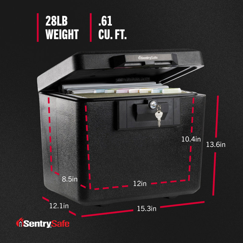  SentrySafe 0,61 pi³ Pi. Coffre-fort ignifuge