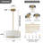 3-Light Alabaster Drum Pendant Light