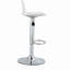 Tabouret de bar moderne et minimaliste. Pivote sur 360 ° et réglable en hauteur. Dossier en PET et assise en polyuréthane. Ensemble de 2 pièces. Convient aux bars, aux restaurants et aux caissiers de la réception.