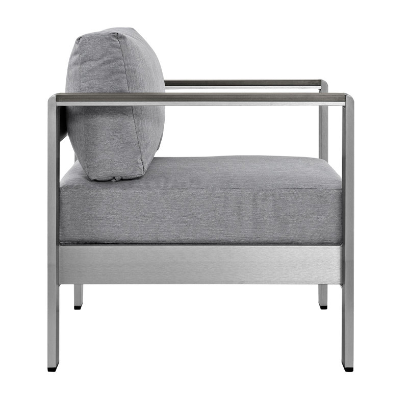 Fauteuil d'extérieur Shore, Gris