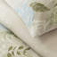 Édredon très grand 6 pièces avec jupe de lit et taies décoratives aux superbes teintes tropicales, détails de broderie, coton lavable à la machine, y compris les coussins décoratifs