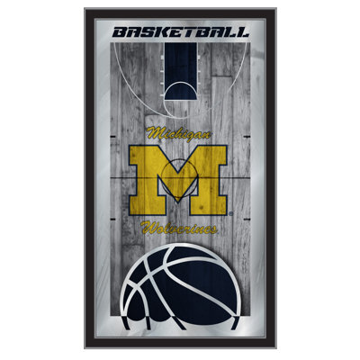 « basket mirror », impression encadrée NCAA