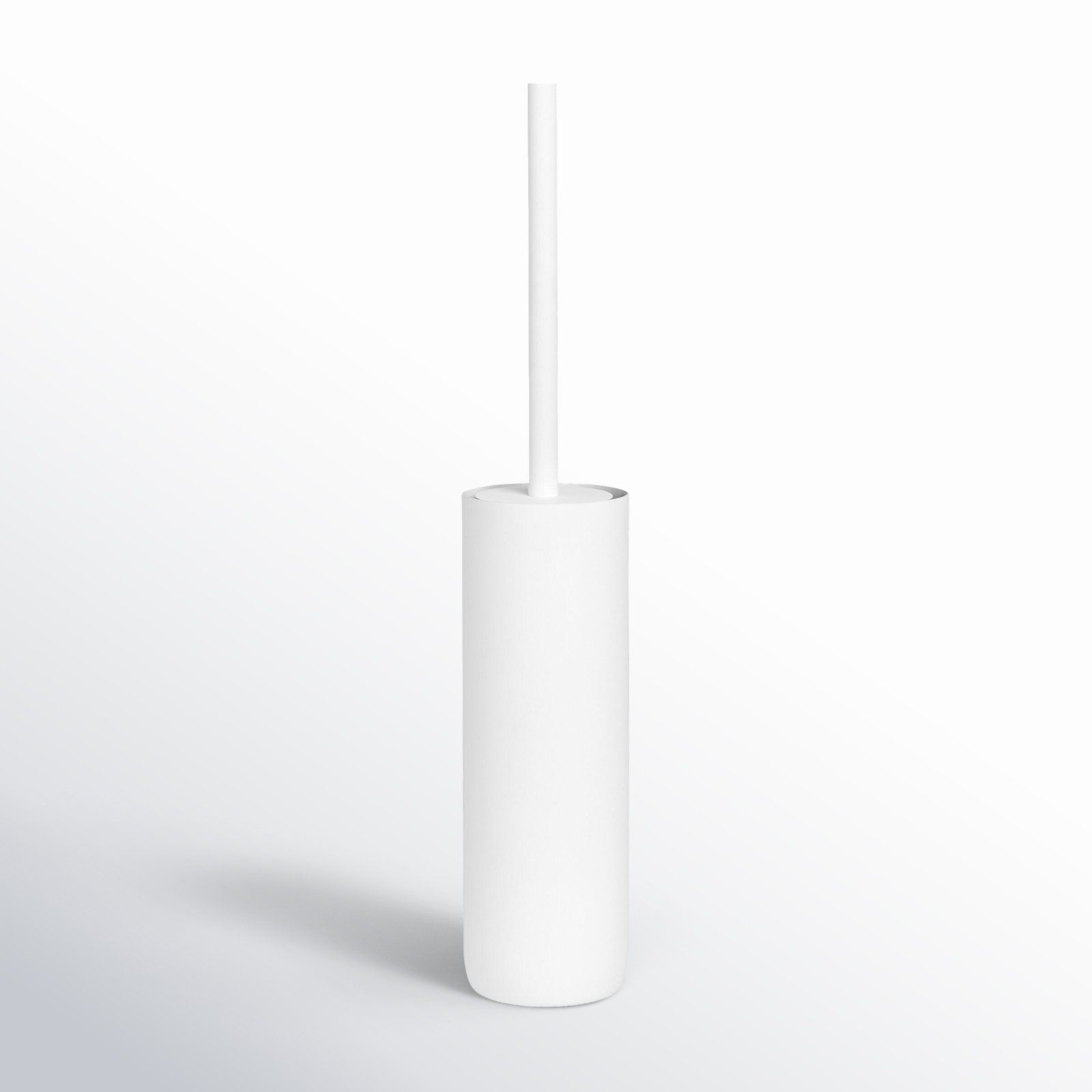 Modo Toilet Brush and Holder, White