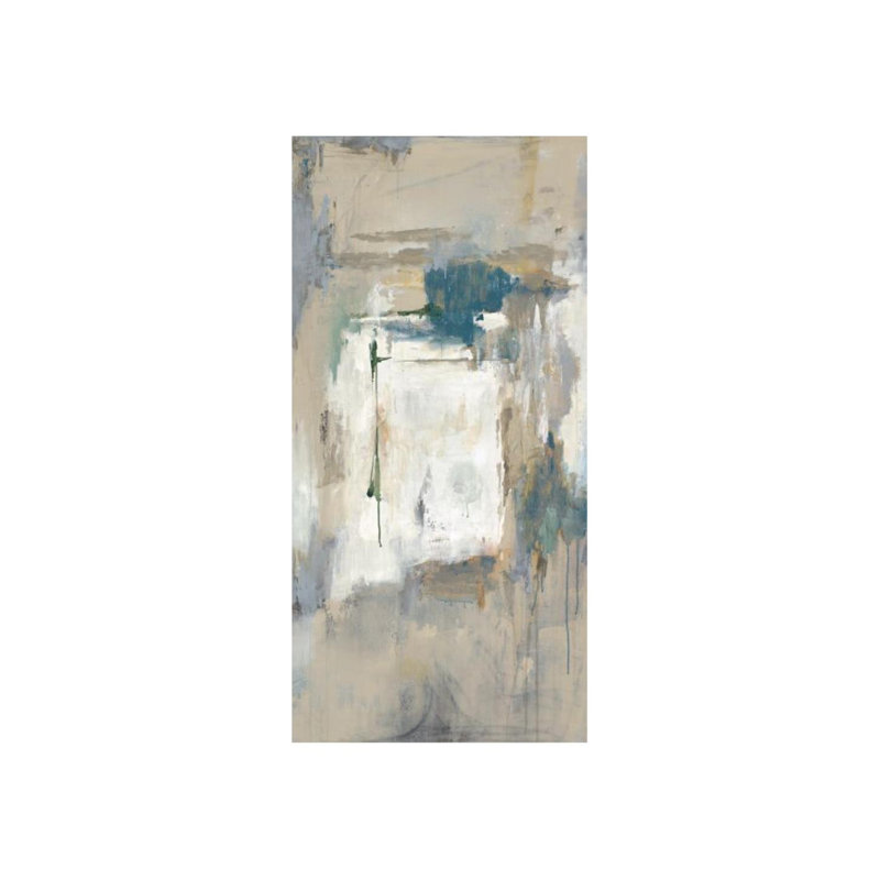 Dried Up Pond I Painting by Sara Brown, 62" H x 30" W x 1.5" D, Image Brush Gel