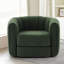 Fauteuil demi-tonneau pivotant rembourré de 37 po de large-1956812513