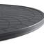Ensemble de salle à manger 5 pièces en aluminium moulé résistant aux intempéries, cadre noir, design raffiné, siège ergonomique et confortable, tapis antidérapant, montage facile