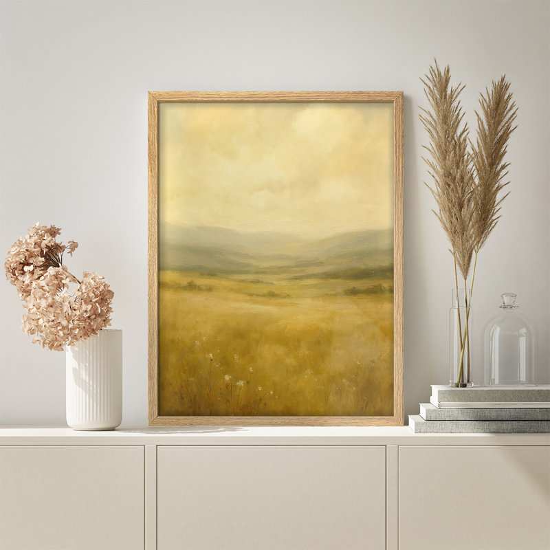 Reproduction de paysage encadrée pour la maison 12 po x 16 po, H 16 po x l 12 po, Naturel