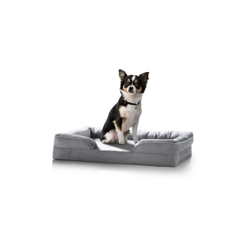 Orthopedic Polyester Pet Bed, 16cm H x 71cm W x 58cm D