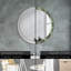 Huldar Glass Flat Wall Mirror