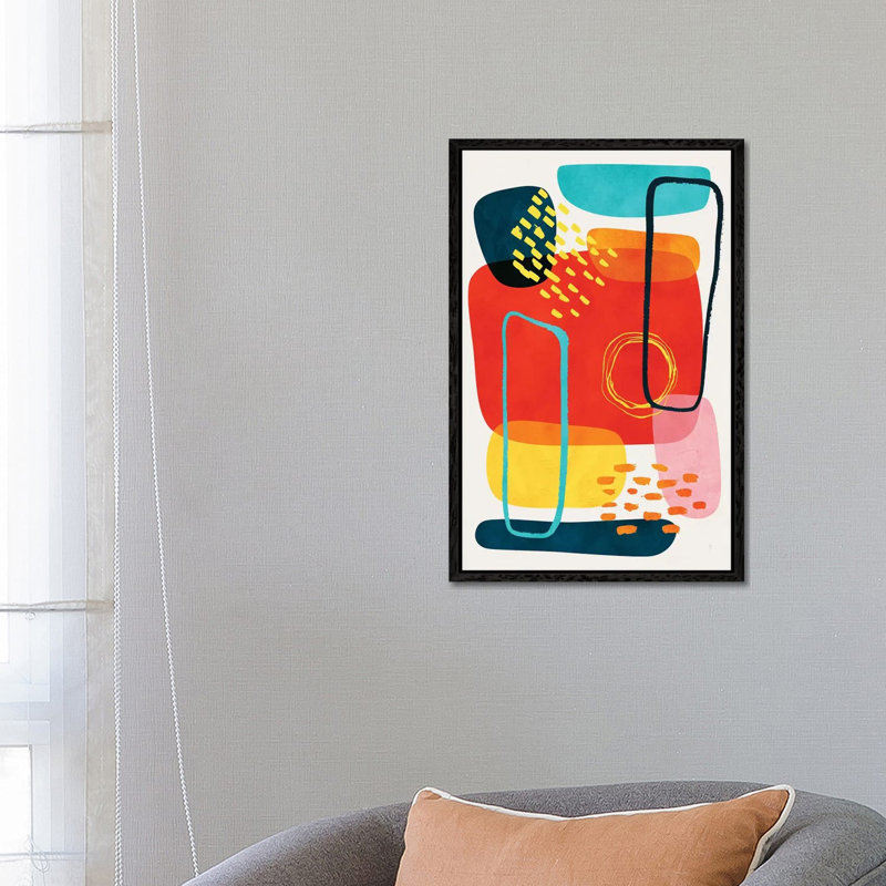 Ferra by Tracie Andrews - Floater Frame Gallery-Wrapped Canvas Giclée on Canvas, Black, 66.04 cm H x 45.72 cm W