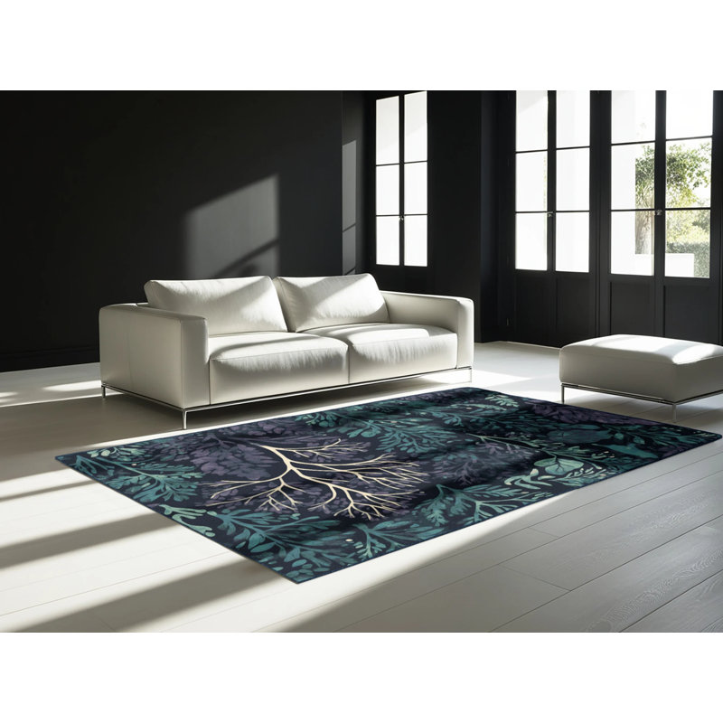 Tapis Lunar Grove, Rectangulaire 8 pi x 12 pi