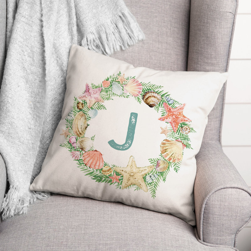 Housse de coussin carré et insert, J