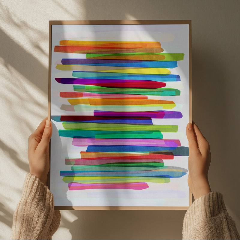 Stripes 1, 76.2 cm H x 50.8 cm W