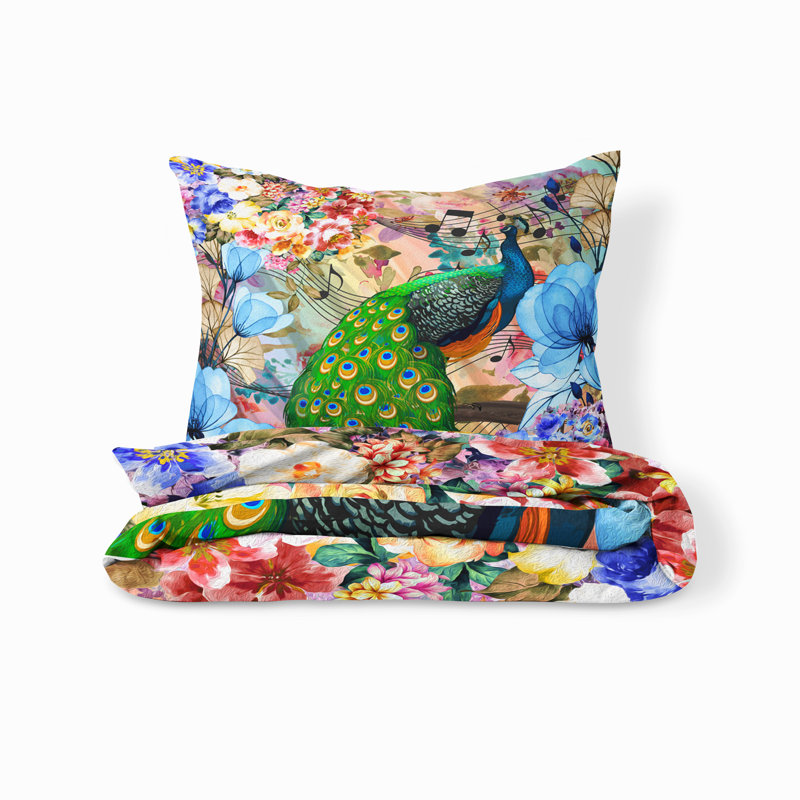 Animal Print Duvet Cover, King Duvet Cover + 2 King Shams