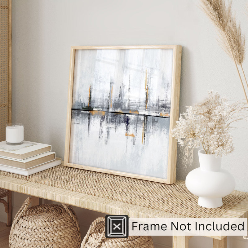 Abstract Transitional Abstract Transitional Unframed Art Print, 10" H x 10" W