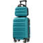 Ensemble de valises Hardshell en ABS - Valises légères et durables avec deux roues pivotantes, tailles de bagage à main et pour bagages