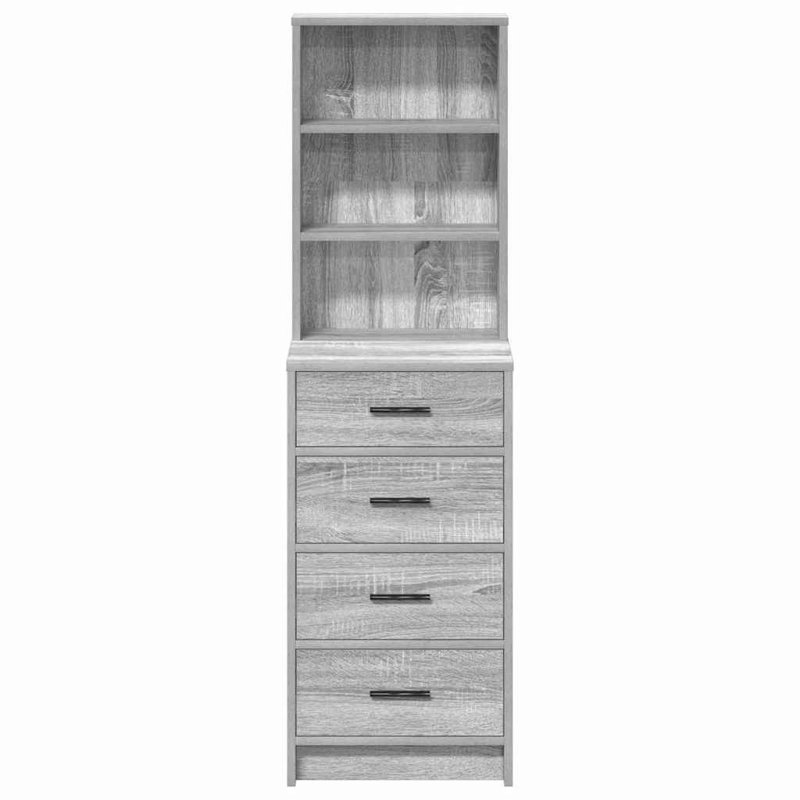 40cm Sideboard, Grey Sonoma