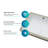COUOKO 19"L x 14"W Undermount Ceramic Bathroom Sink White Porcelain Bathroom Sink with Overflow