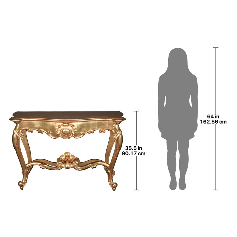 Chateaux De Rochecotte Gilded Console Table