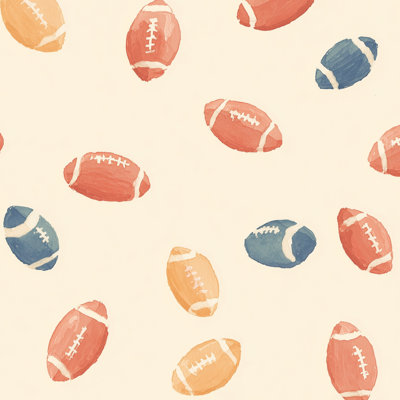 Rouleau de papier peint football mural