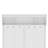 Modern Hallway Hall Tree With Metal Hooks And Storage Space, Multi-functional Entryway Coat Rack With Shoe Cubbies, White