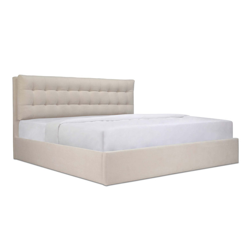 Sebastion Storage Bed, Queen, Cream