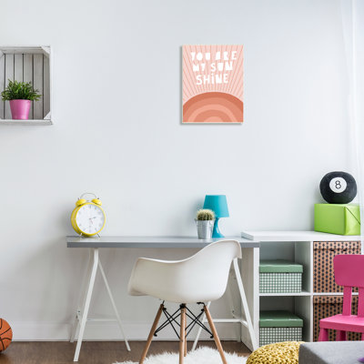 «My Sunshine Motivation», orange, rosé, arc-en-ciel