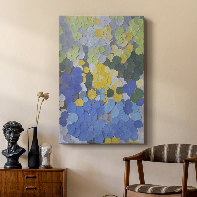 Lake Como Garden -Custom Wrapped Gallery Cavas