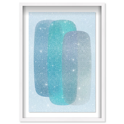 Teal Gradients Print by Oliver Gal