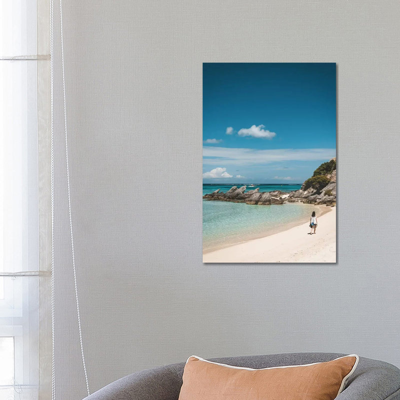 Paradise Beach Cove by James Vodicka - Wrapped Canvas Gallery-Wrapped Canvas Giclée, 66.04 cm H x 45.72 cm W