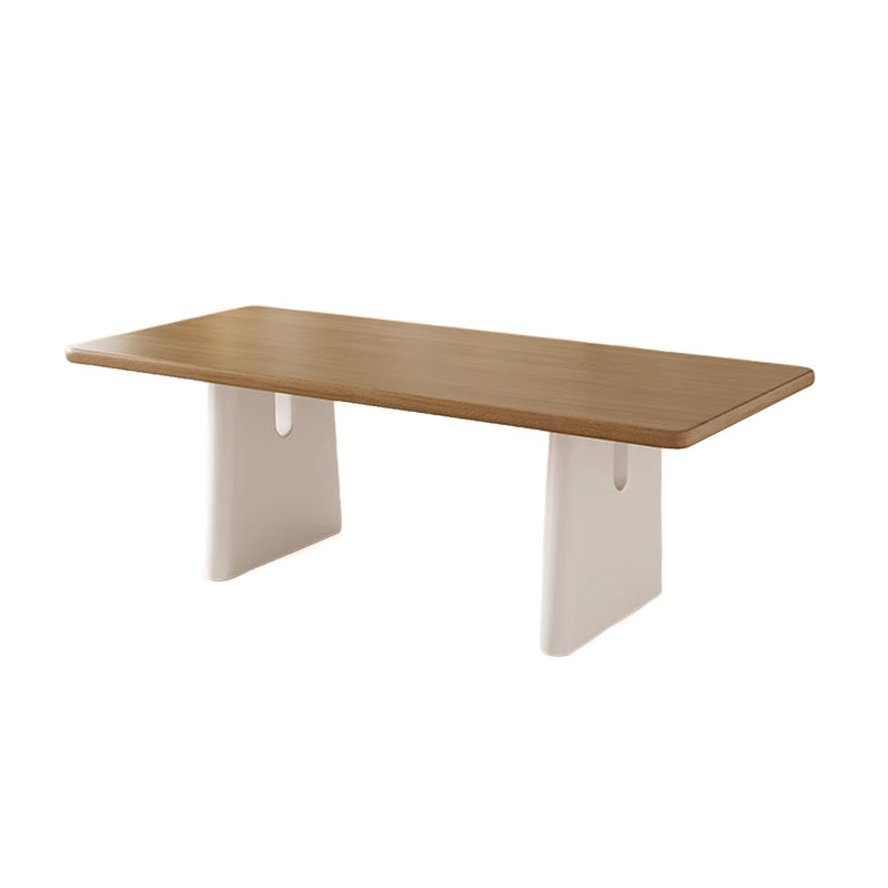 4 - Person Pine Solid Wood Solid Wood Top Double Pedestal Dining Set, 29.52"H x 70.86"L x 31.49"W