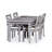 Rectangular 5-Piece Dining Set, Outdoor Patio