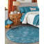 Tapis floral turquoise Brandt-86618696