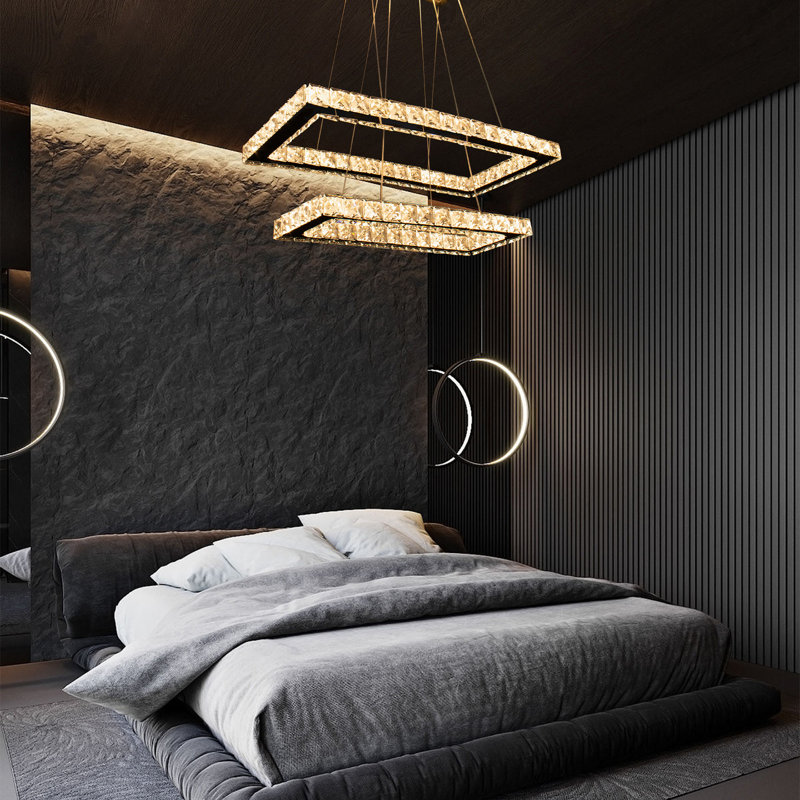 Olivianna 2 - Light LED Geometric Chandelier