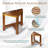 Eilerman 16.4'' W Solid Wood Shower Bench-1641949045