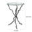 Harrami Glass Top End Table
