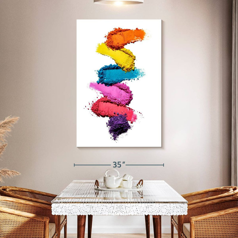 Shuttleworth Multicolored Eye Makeup, 51" H x 34" W